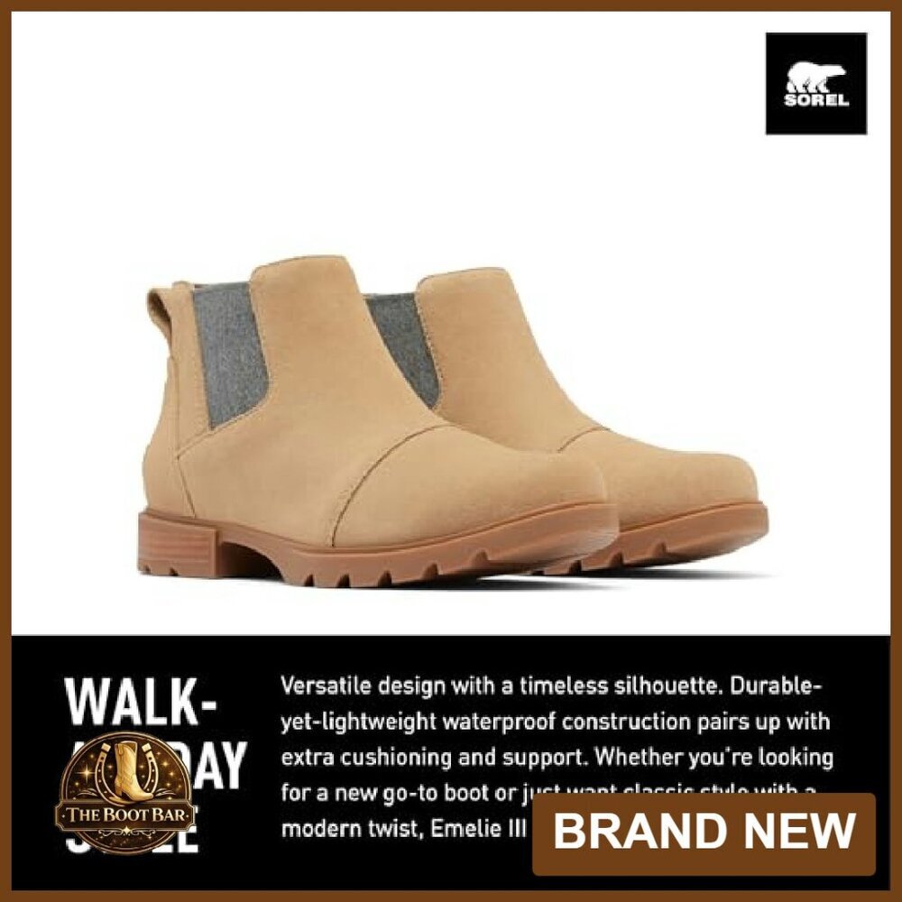 Waterproof Chelsea Boots Women's Size 7 Leather Ankle Boots Slip-On - Picture 3 of 7